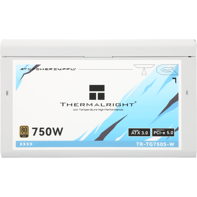 Блок питания Thermalright TR-TG750S-W, 750 Вт, 80 PLUS Gold, ATX, активный PFC, вентилятор 120x120 мм