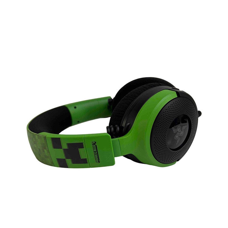 Гарнитура Razer Kraken V4 X - Minecraft, проводное подключение, USB Type-A, USB Type-C, зелёный, фото 5