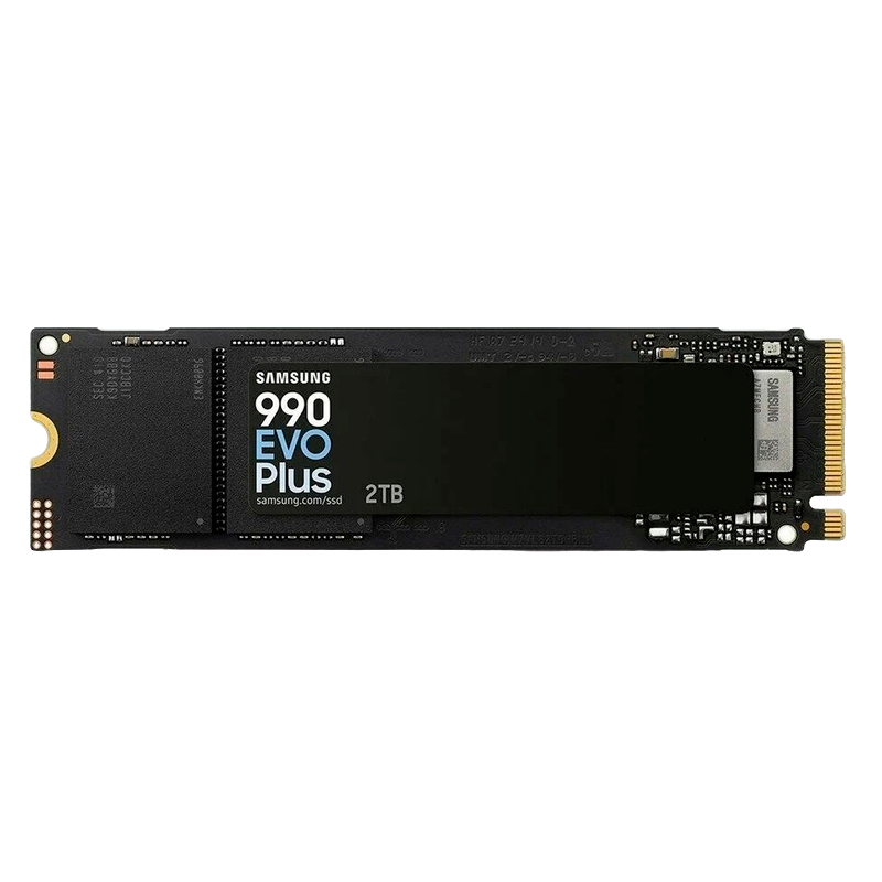 Твердотельный накопитель Samsung SSD 990 EVO Plus, 2 ТБ, V-NAND, чтение 7250 МБ/с, 1200 ТБ