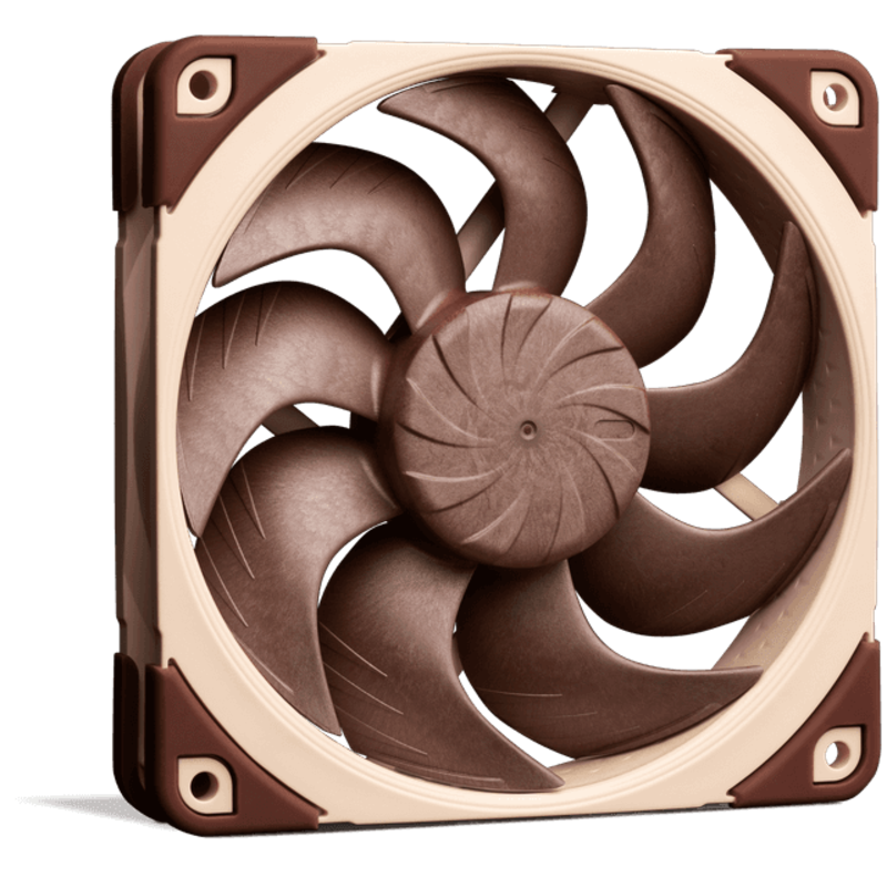 Корпусной вентилятор Noctua Cooler NF-A12x25 G2 LS-PWM, вентилятор 120 мм, 1100 об/мин, бежевый
