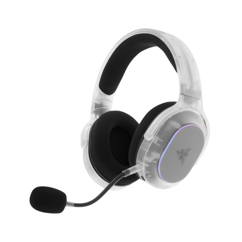 Гарнитура Razer Barracuda X Chroma - Phantom, радиоканал, Bluetooth 5.3, полноразмерные, белый