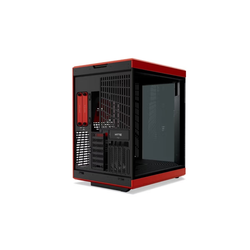 Корпус для ПК Hyte Y70 Touch Infinite, Midi Tower, красный, чёрный, под ATX, E-ATX, mATX, Mini-ITX, фото 4