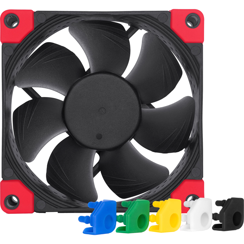 Корпусной вентилятор Noctua Cooler NF-A8 PWM chromax.black.swap, 2200 об/мин, чёрный