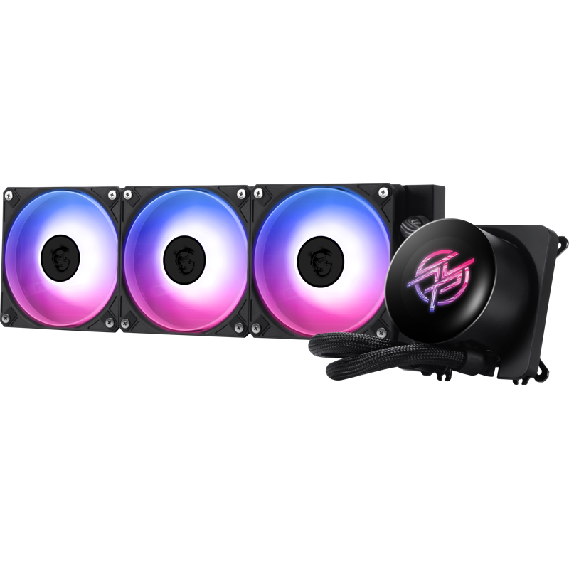 Система жидкостного охлаждения MSI MPG CORELIQUID P13 360, вентилятор 120 мм, AM5, чёрный, фото 3