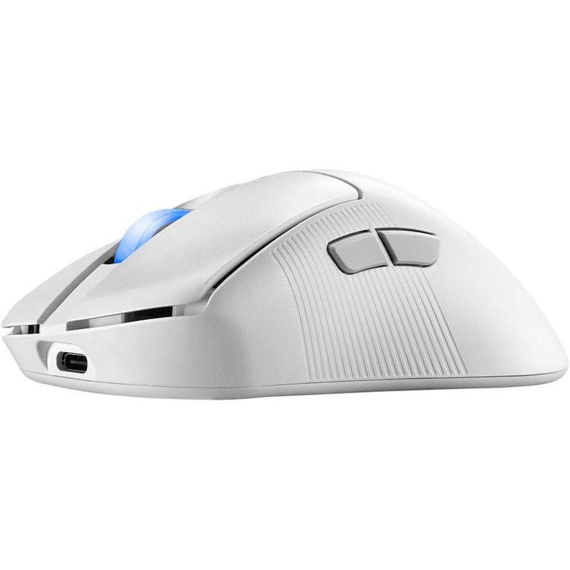 Мышь ASUS P714 ROG KERIS II WL ACE, USB-A, Bluetooth, радиоканал, 42000 dpi, белый, подсветка, фото 5