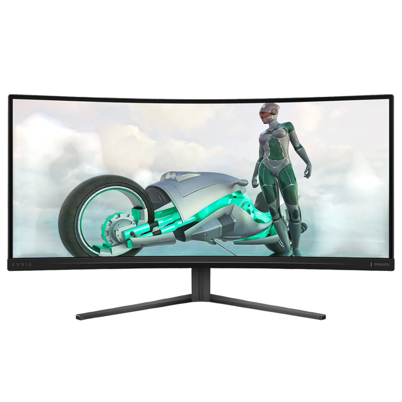 Монитор Philips 34M2C3500L, 34 дюйма, 3440x1440, 180 Гц, VA, 300 кд/м², изогнутый