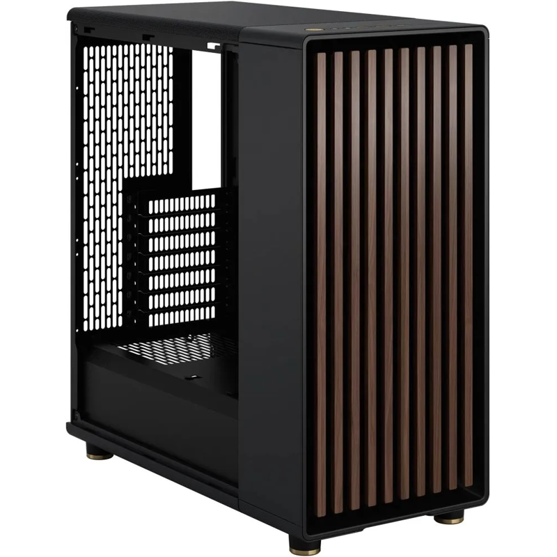 Корпус для ПК Fractal Design North, Midi Tower, чёрный, под ATX, mATX, Mini-ITX, фото 5