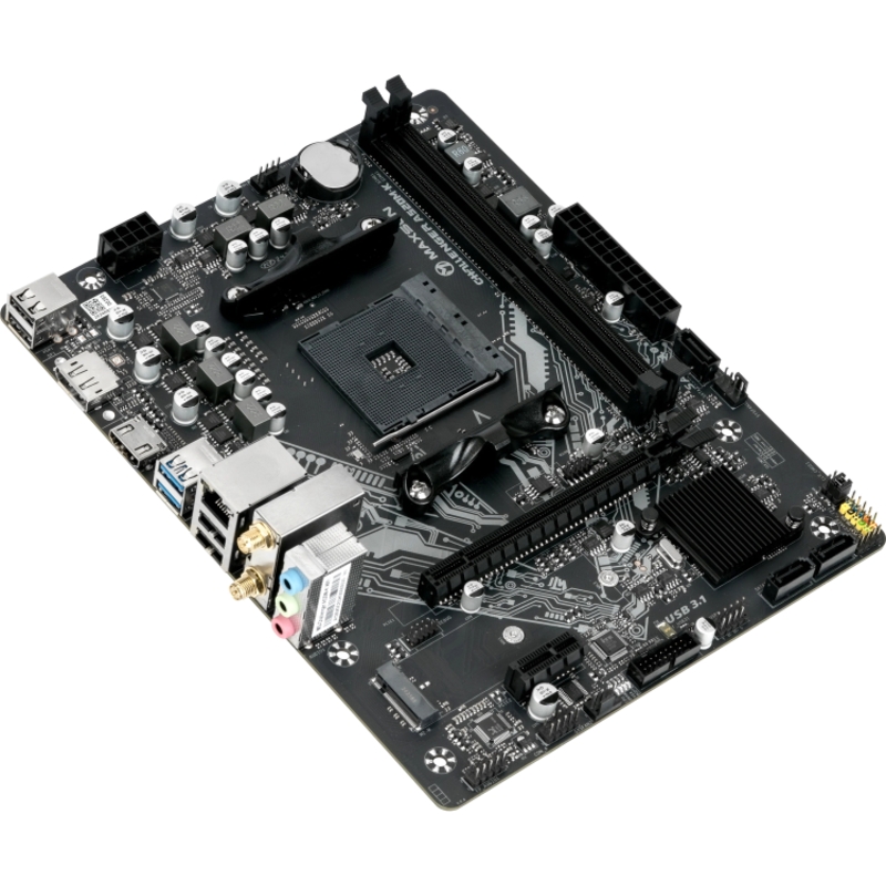 Материнская плата Maxsun MS-Challenger A520M-K WIFI, AM4, AMD A520, Micro-ATX, DDR4, фото 3