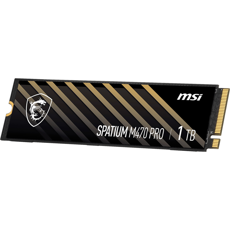 Твердотельный накопитель MSI SSD SPATIUM M470 Pro, 1 ТБ, 3D TLC, чтение 6000 МБ/с, 320 ТБ, фото 2