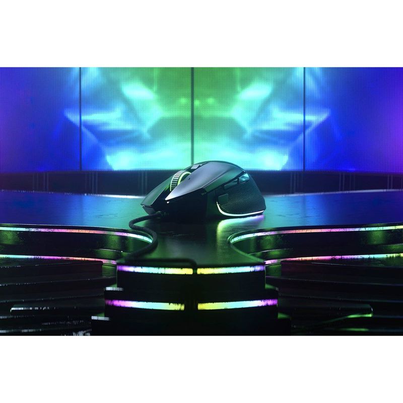 Мышь Razer Basilisk V3 35K, проводное подключение, USB-C, 35000 dpi, чёрный, подсветка, фото 4