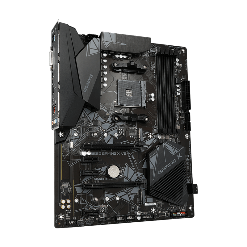 Материнская плата Gigabyte AMD B550 sAM4, AM4, ATX, DDR4, DIMM, 128 ГБ ОЗУ, B550GAMINGXV2, фото 4
