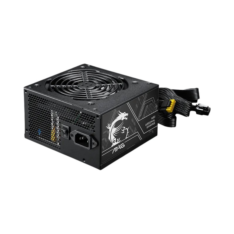 Блок питания MSI MAG A750BN PCIE5 II, 750 Вт, 80 PLUS Bronze, ATX, активный PFC, вентилятор 120x120 мм, фото 3