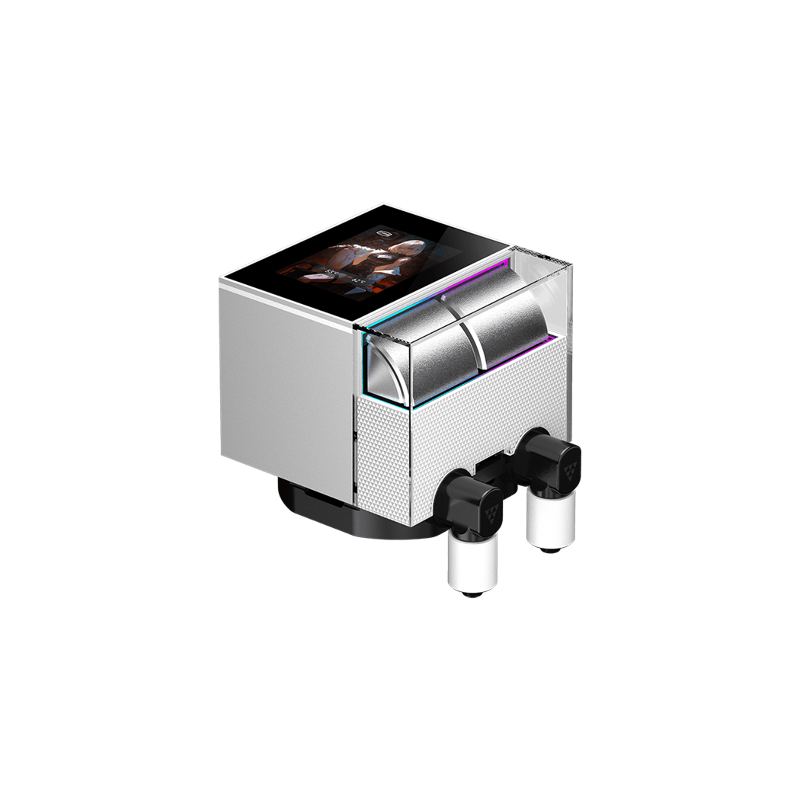 Система жидкостного охлаждения PcCooler DS360 ARGB Display WH, вентилятор 120 мм, шум 39.8 дБА, AM5, фото 3