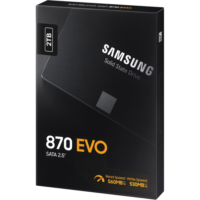 Твердотельный накопитель Samsung SSD 870 EVO, 2 ТБ, MLC, чтение 560 МБ/с, 1200 ТБ, фото 7