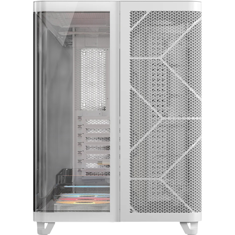 Корпус для ПК Corsair AIR 5400 RS-R ARGB, Midi Tower, белый, под ATX, E-ATX, mATX, Mini-ITX, фото 6