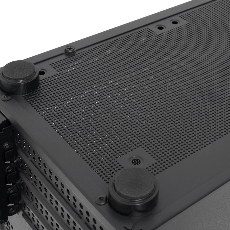 Корпус для ПК Hspd M210, Midi Tower, чёрный, под mATX, Mini-ITX, материал пластик, сталь, фото 6