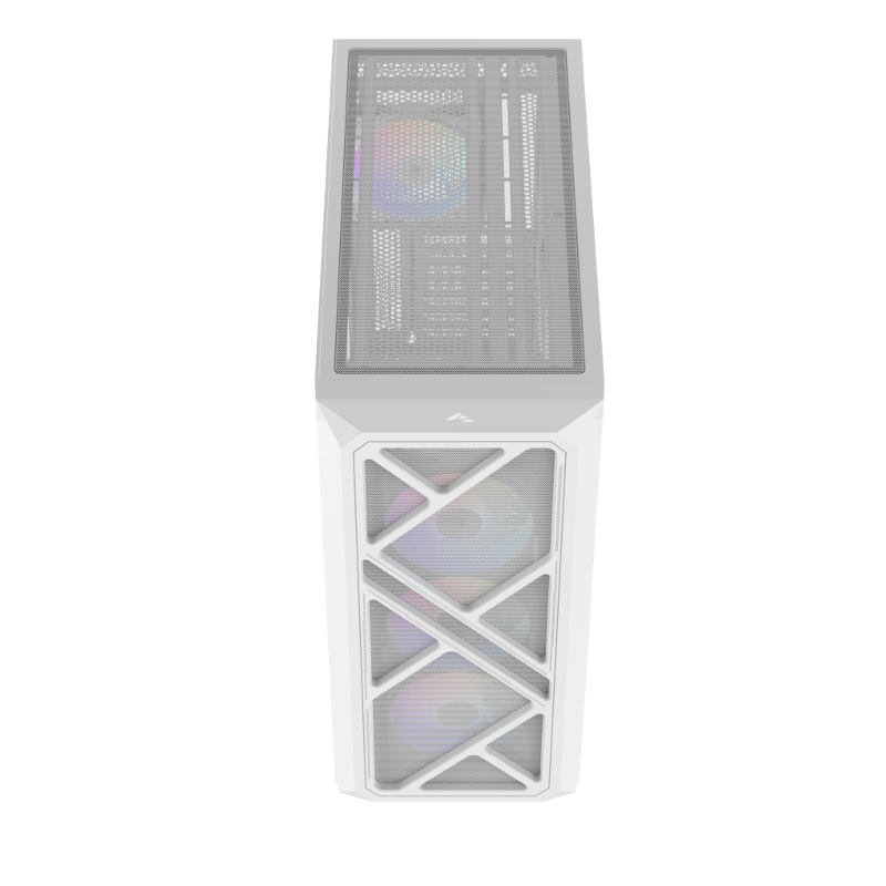 Корпус для ПК Sama S41, Midi Tower, белый, под ATX, mATX, Mini-ITX, подсветка ARGB, фото 6