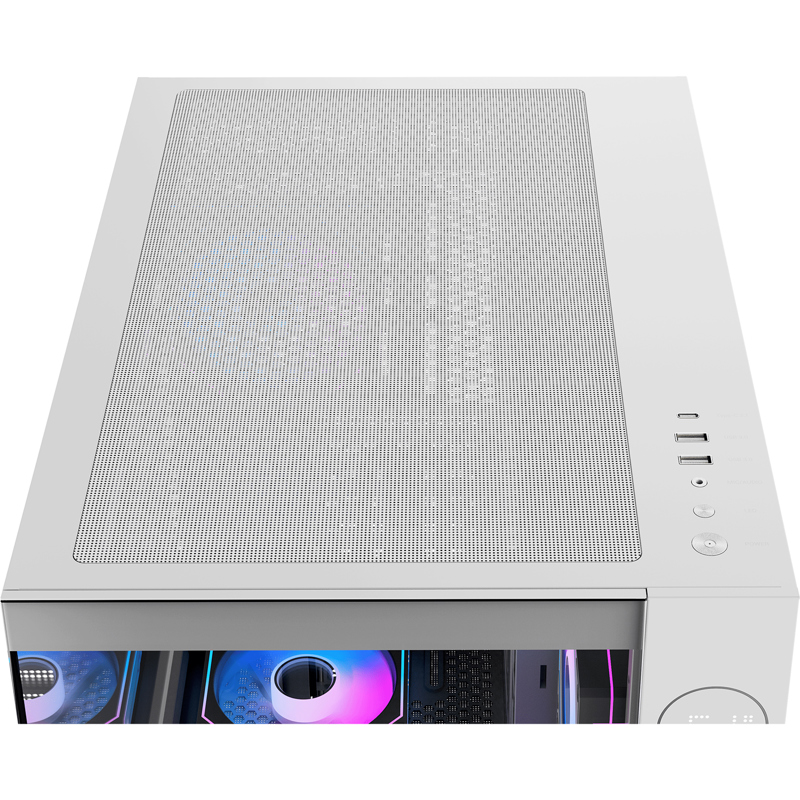 Корпус для ПК Ocypus Iota C70 WH ARGB, Midi Tower, белый, под ATX, mATX, Mini-ITX, подсветка ARGB, фото 7