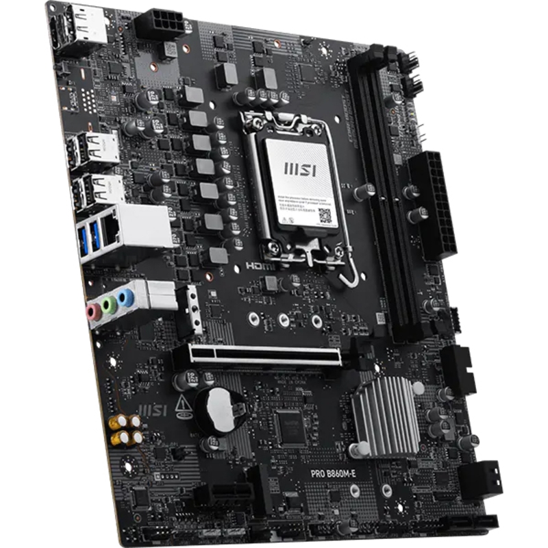 Материнская плата MSI PRO B860M-E, LGA1851, Intel B860, Micro-ATX, DDR5, фото 8