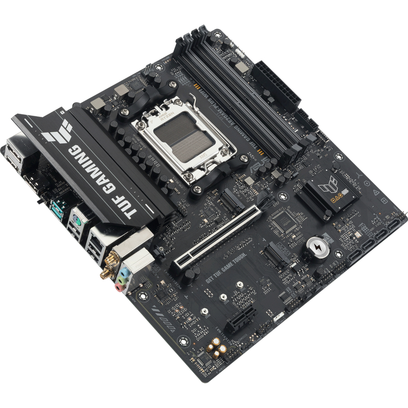 Материнская плата ASUS TUF A620AM-PLUS WIFI, AM5, AMD A620, Micro-ATX, DDR5, фото 4