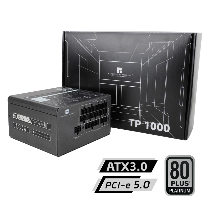 Блок питания Thermalright TR-TP1000, 1000 Вт, 80 PLUS Platinum, ATX, вентилятор 120x120 мм, фото 5