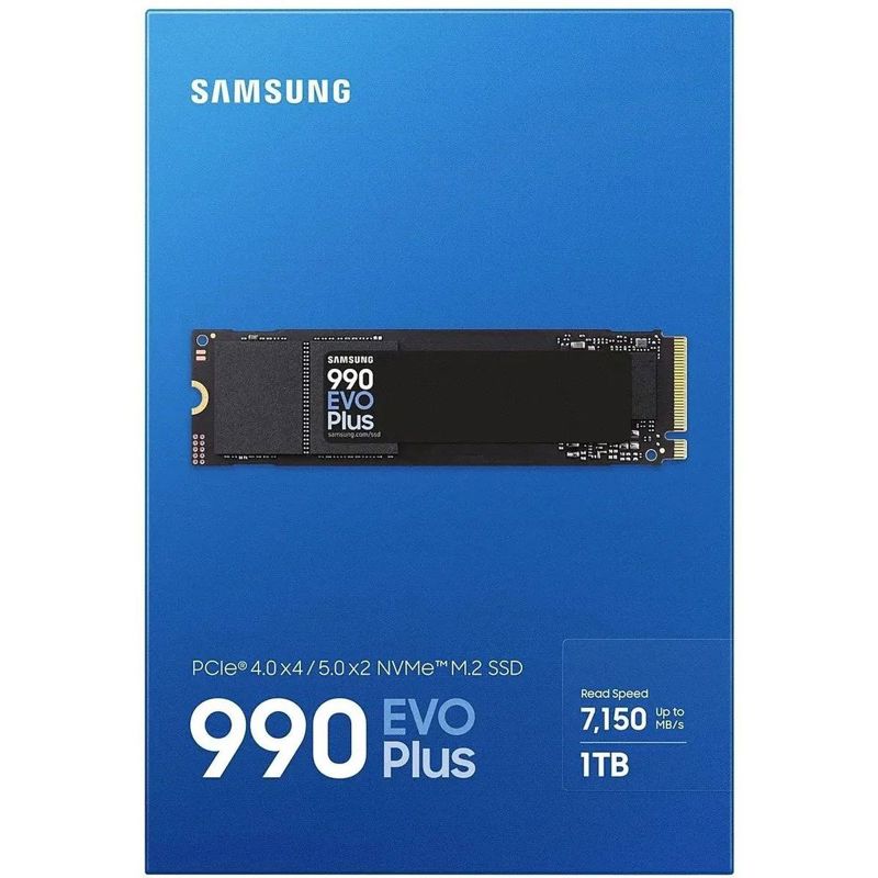Твердотельный накопитель Samsung SSD 990 EVO Plus, 1 ТБ, V-NAND, чтение 7150 МБ/с, 600 ТБ, фото 6