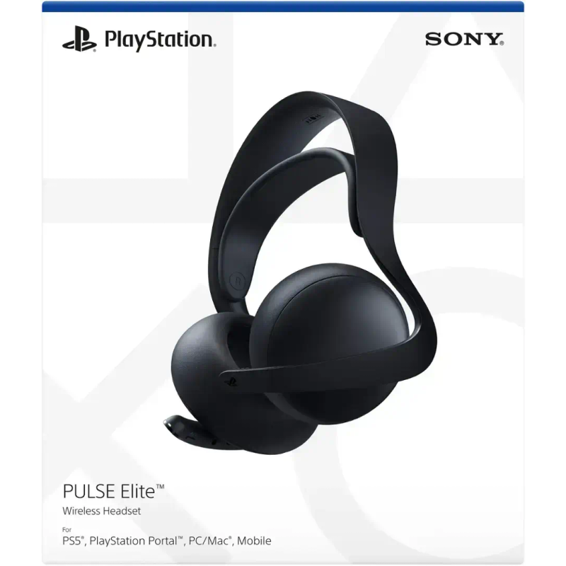 Гарнитура Sony Playstation PULSE Elite, радиоканал, накладные полноразмерные, чёрный, микрофон выдвижной, фото 5