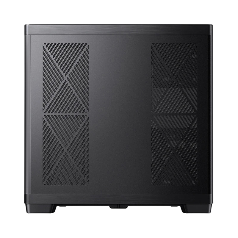 Корпус для ПК Jonsbo TK-4, Midi Tower, чёрный, под ATX, mATX, mITX, материал закалённое стекло, сталь, фото 3