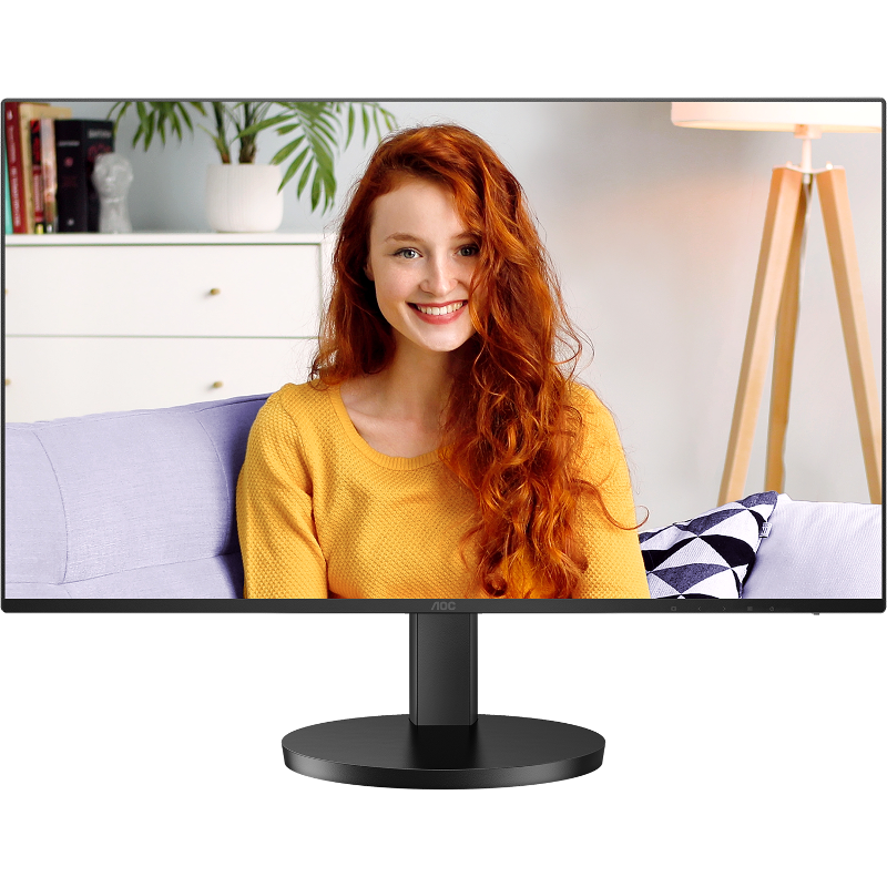 Монитор AOC Q27B3CF2, 27 дюймов, 2560x1440, 100 Гц, IPS, чёрный, HDMI x 1, USB Type-A 3.2 x 2 и др.
