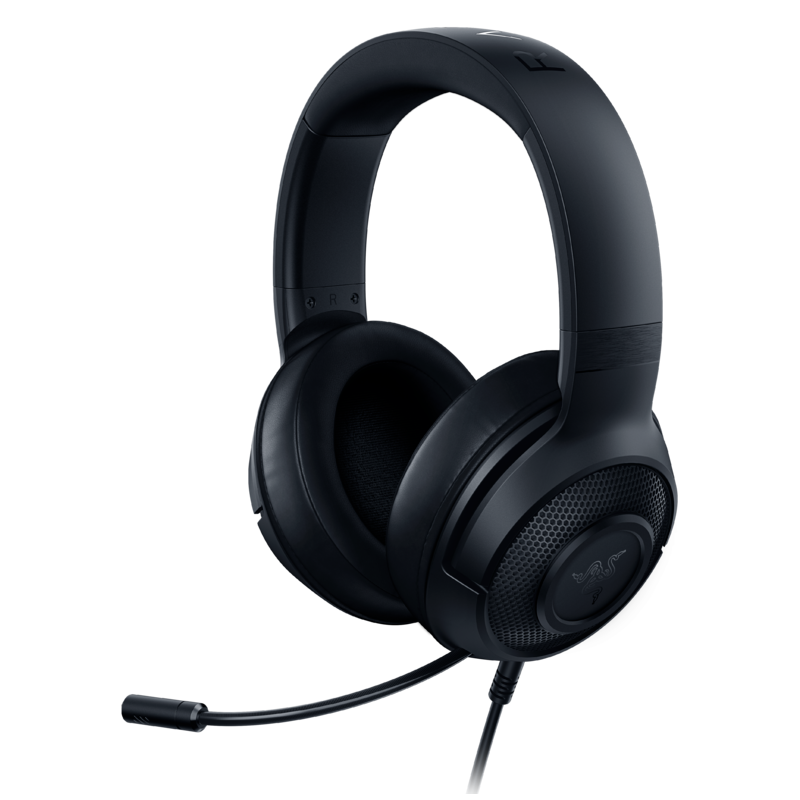 Гарнитура Razer Kraken X Lite, проводное подключение, Mini-jack, полноразмерные, чёрный, фото 2