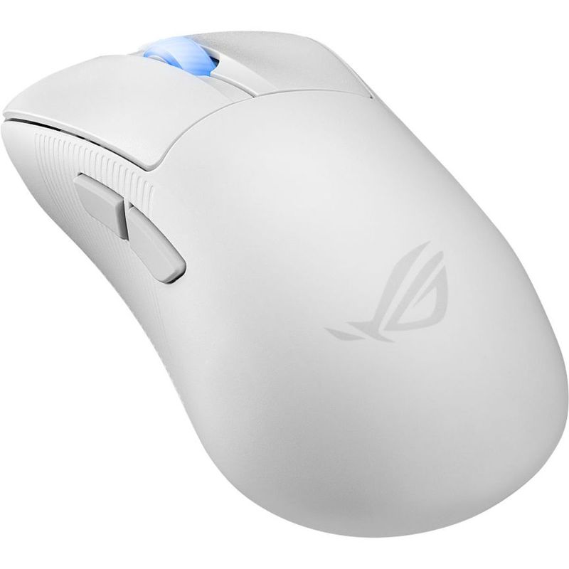 Мышь ASUS P714 ROG KERIS II WL ACE, USB-A, Bluetooth, радиоканал, 42000 dpi, белый, подсветка, фото 3