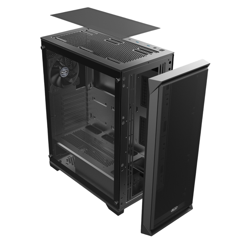 Корпус для ПК Raijintek ARCADIA 41, Midi Tower, чёрный, под ATX, mATX, mITX, фото 4