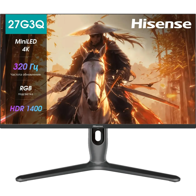 Монитор Hisense 27G7Q-PRO, 27 дюймов, 3840x2160, 160 Гц, IPS, 350 кд/м², чёрный