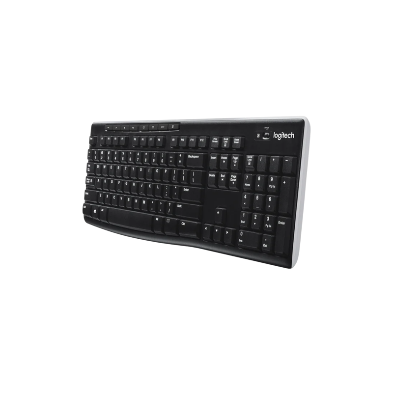Клавиатура Logitech K270, радиоканал, чёрный, раскладка английская, фото 9
