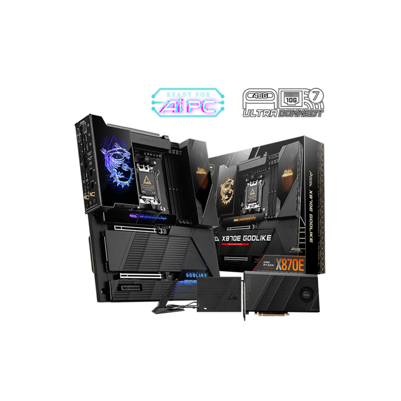Материнская плата MSI MEG X870E GODLIKE, AM5, AMD X870E, E-ATX, DDR5