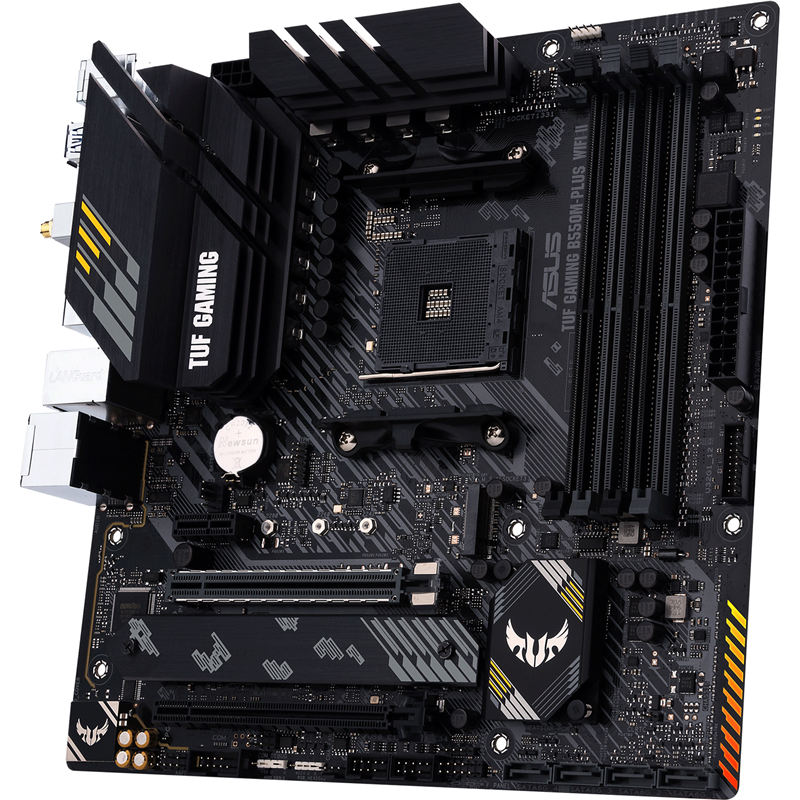 Материнская плата ASUS TUF B550M-PLUS WIFI II, AM4, AMD B550, mATX, DDR4, фото 32