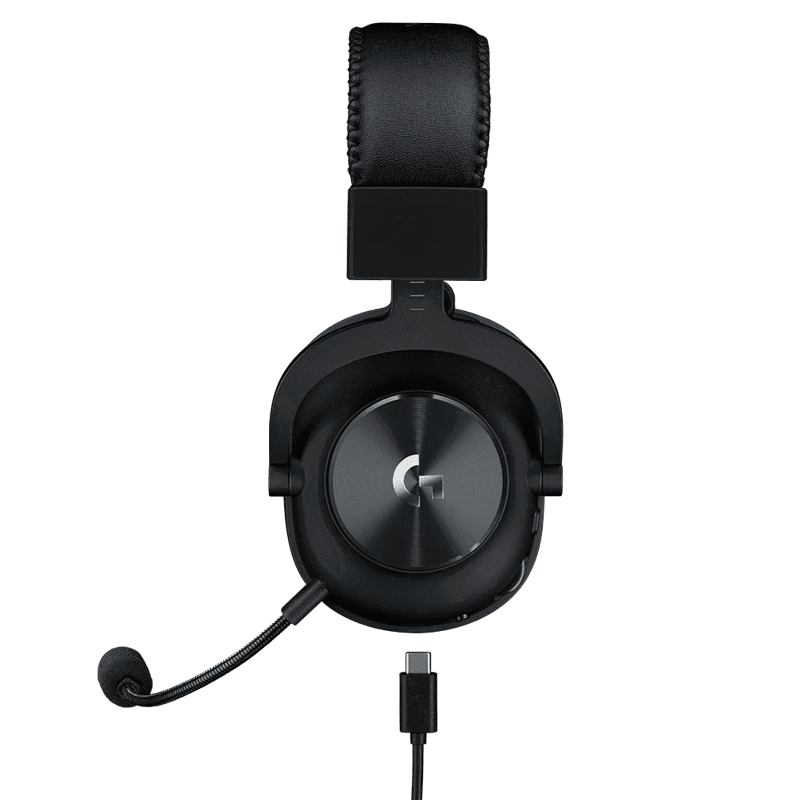 Гарнитура Logitech PRO X LIGHTSPEED, радиоканал, полноразмерные, чёрный, микрофон на держателе, 981-000908, фото 4