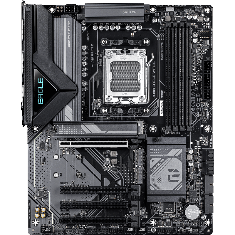 Материнская плата Gigabyte B840 EAGLE WF6E, AM5, AMD B840, ATX, DDR5
