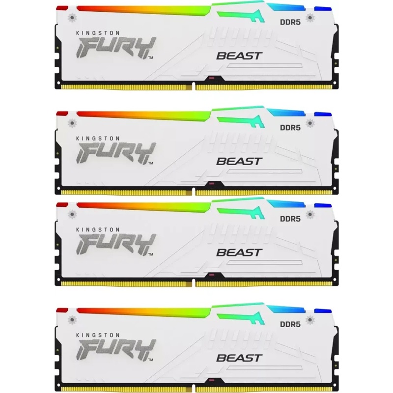 Оперативная память Kingston KF552C40BWAK4-128, 128 ГБ (4x32 ГБ), DDR5, 5200 МГц, DIMM, CL40, фото 2