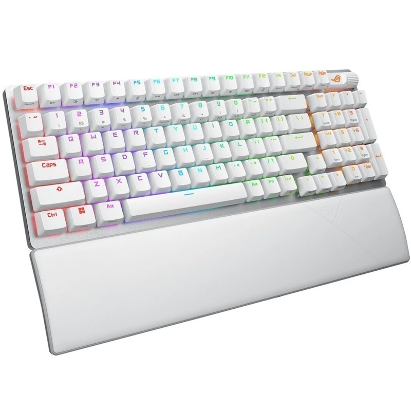 Клавиатура ASUS X901 SCOPE II 96 WL, USB-A, USB-C, Bluetooth и др., белый, подсветка, фото 4