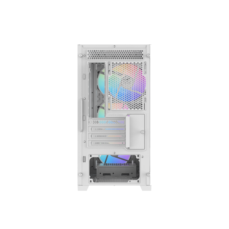 Корпус для ПК Sama S31, mATX, белый, подсветка ARGB, фото 6