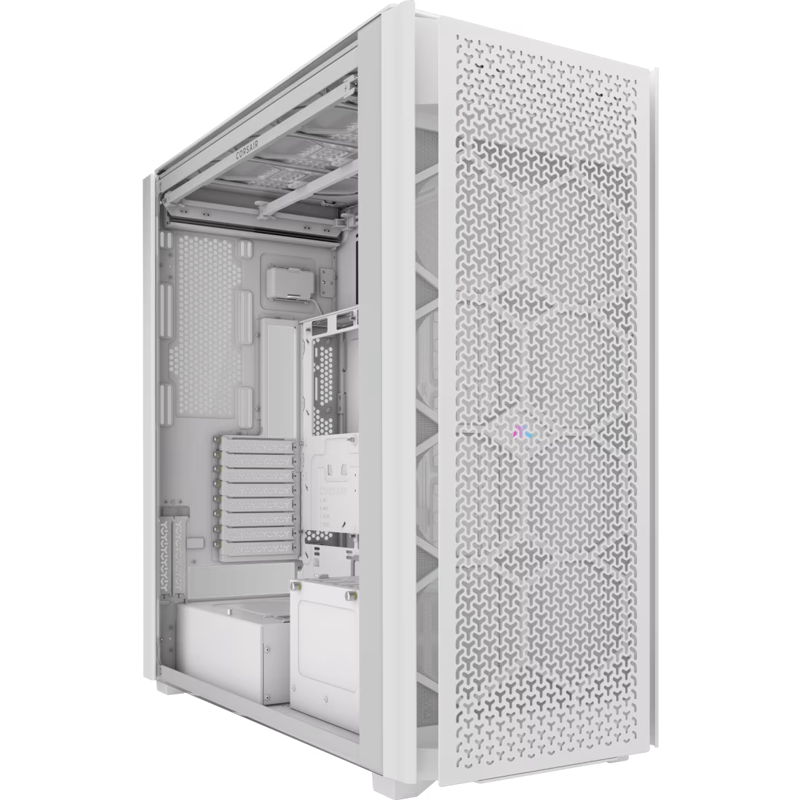 Корпус для ПК Corsair iCUE LINK 9000D Airflow, Full Tower, белый, под ATX, E-ATX, mATX, Mini-ITX