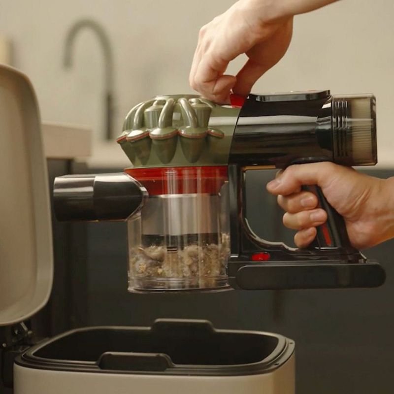 Пылесос Dyson V8 New Cyclone, уборка сухая, контейнер, чёрный, фото 8