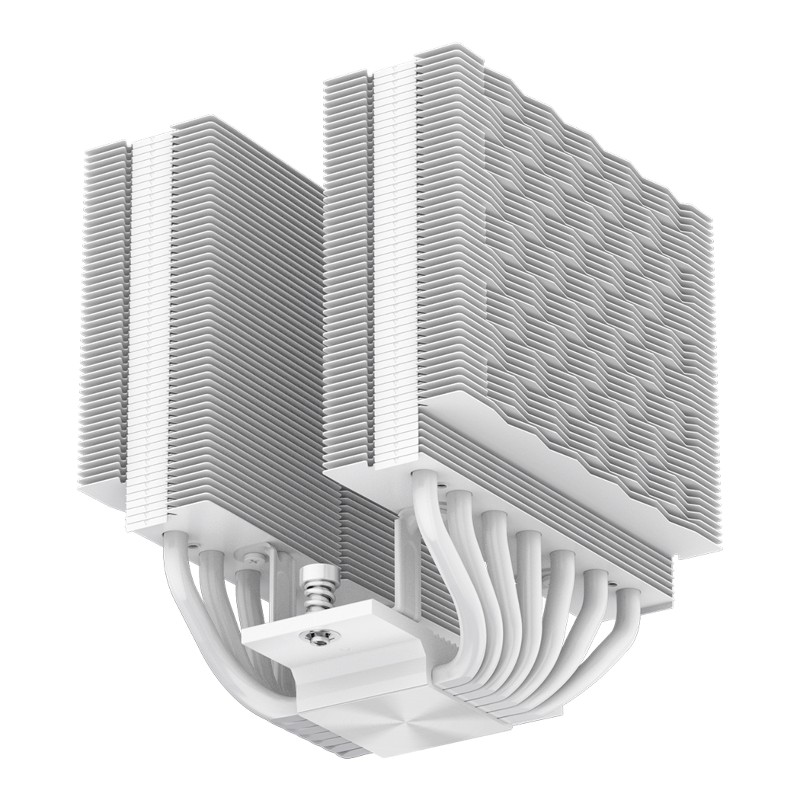 Кулер для процессора PcCooler RT720 TC ARGB WH, AM5, вентилятор 120 мм, шум 34.9 дБА, подсветка ARGB, фото 4