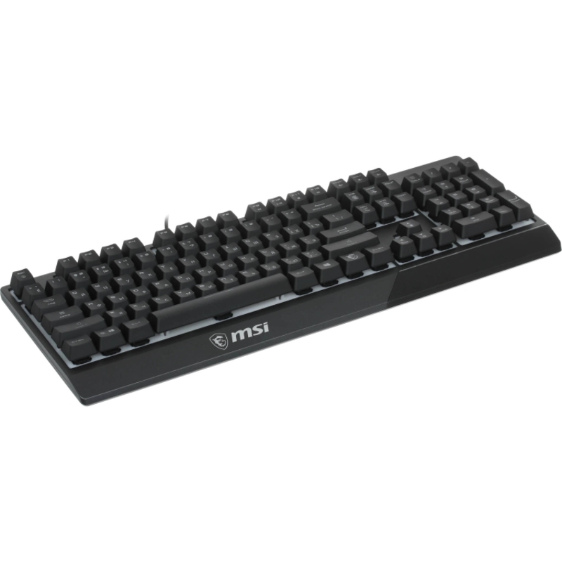 Клавиатура MSI VIGOR GK30 RU, проводное подключение, USB-A, плунжерные, чёрный, подсветка, фото 3