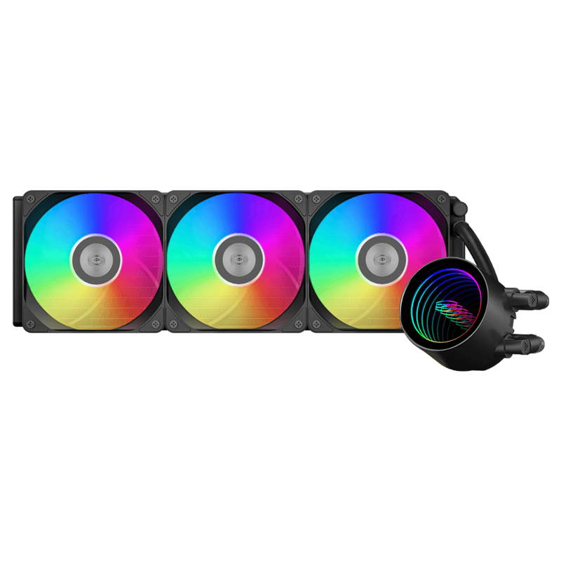 Система жидкостного охлаждения PcCooler DA360 V2 ARGB BK, вентилятор 120 мм, шум 36.5 дБА, AM5, фото 2