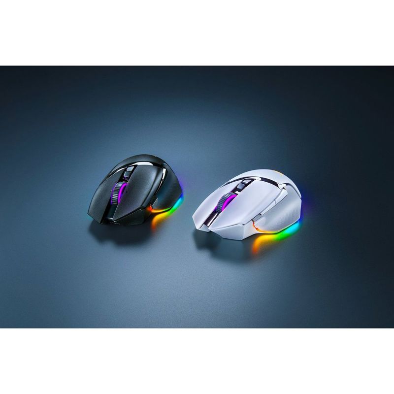 Мышь Razer Basilisk V3 Pro 35K, радиоканал, 35000 dpi, белый, подсветка, фото 12