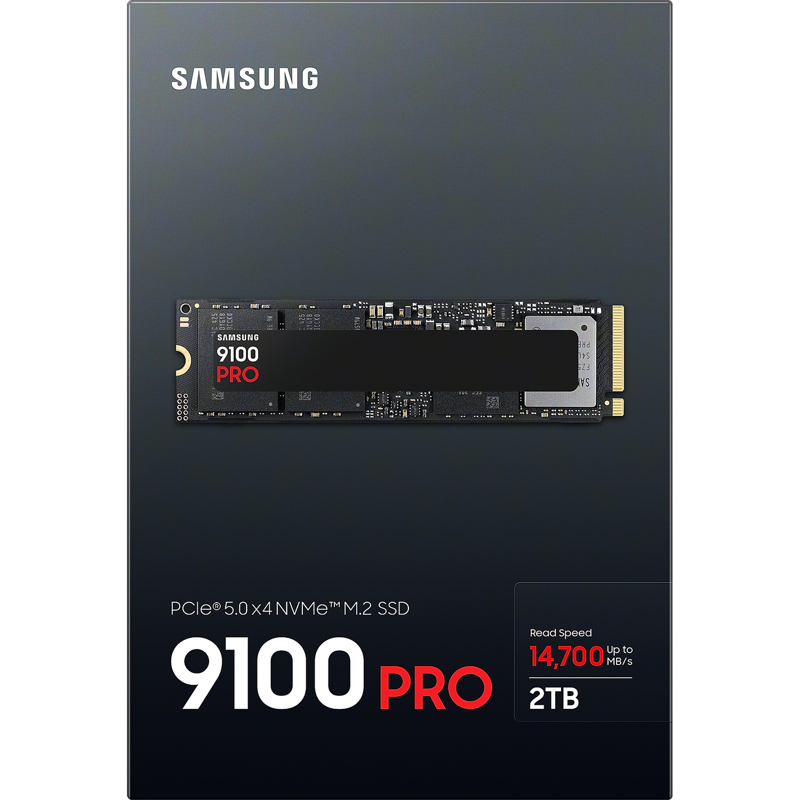 SSD Samsung 9100 PRO, 2 ТБ, M.2 (22×80 мм), NVMe 2.0, PCIe 5.0 x4, V-NAND TLC, фото 6