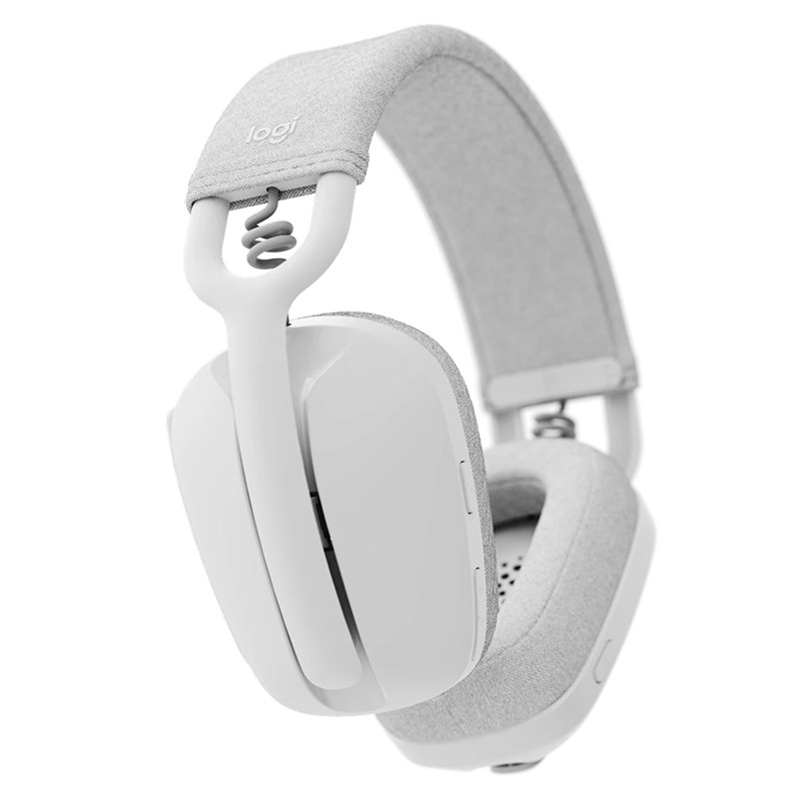 Гарнитура Logitech ZONE Vibe 100 - OFF, Bluetooth 5.2, полноразмерные, белый, микрофон поворотный, фото 4