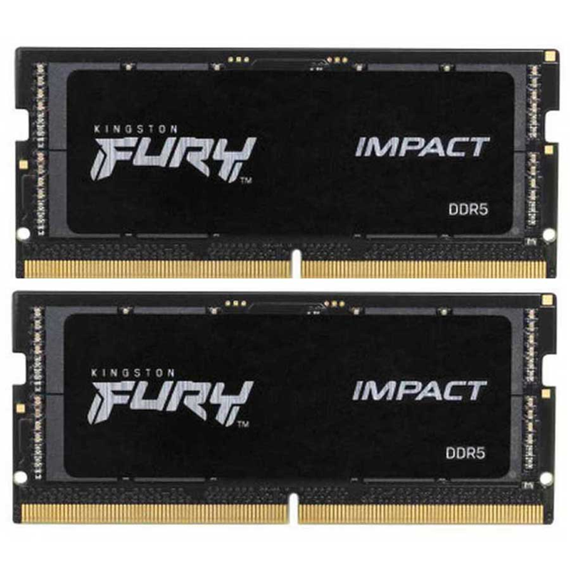 Оперативная память Kingston KF548S38IBK2-32, 32 ГБ (2x16 ГБ), DDR5, 4800 МГц, SO-DIMM, PC4-38400, CL38, фото 2